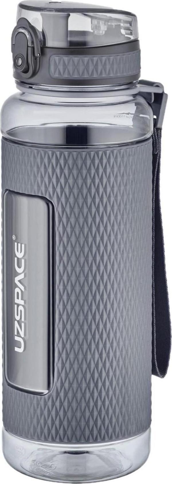 Uzspace FiftyFifty 1100ml -MEGA BÜYÜK BOY- Tritan Su Matarası Silikon Korumalı Kaydırmaz Gövde - Image 1
