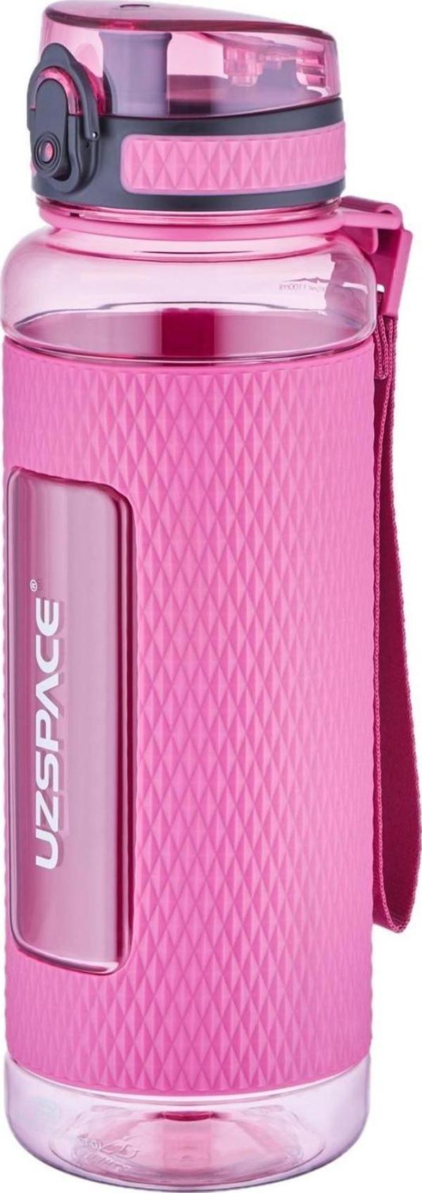 Uzspace FiftyFifty 1100ml -MEGA BÜYÜK BOY- Tritan Su Matarası Silikon Korumalı Kaydırmaz Gövde - Image 1