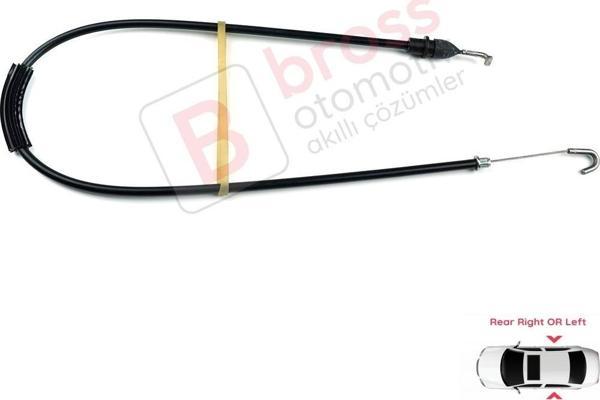 Skoda Octavia MK1 İçin Arka Kapı İç Açma Teli 1U4839099B - Image 1
