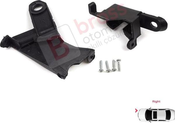 Toyota Corolla X E140 E150 Altis 2006-2010 8119412050 İçin Sağ Ön Far Ayak Tamir Seti  - Image 1