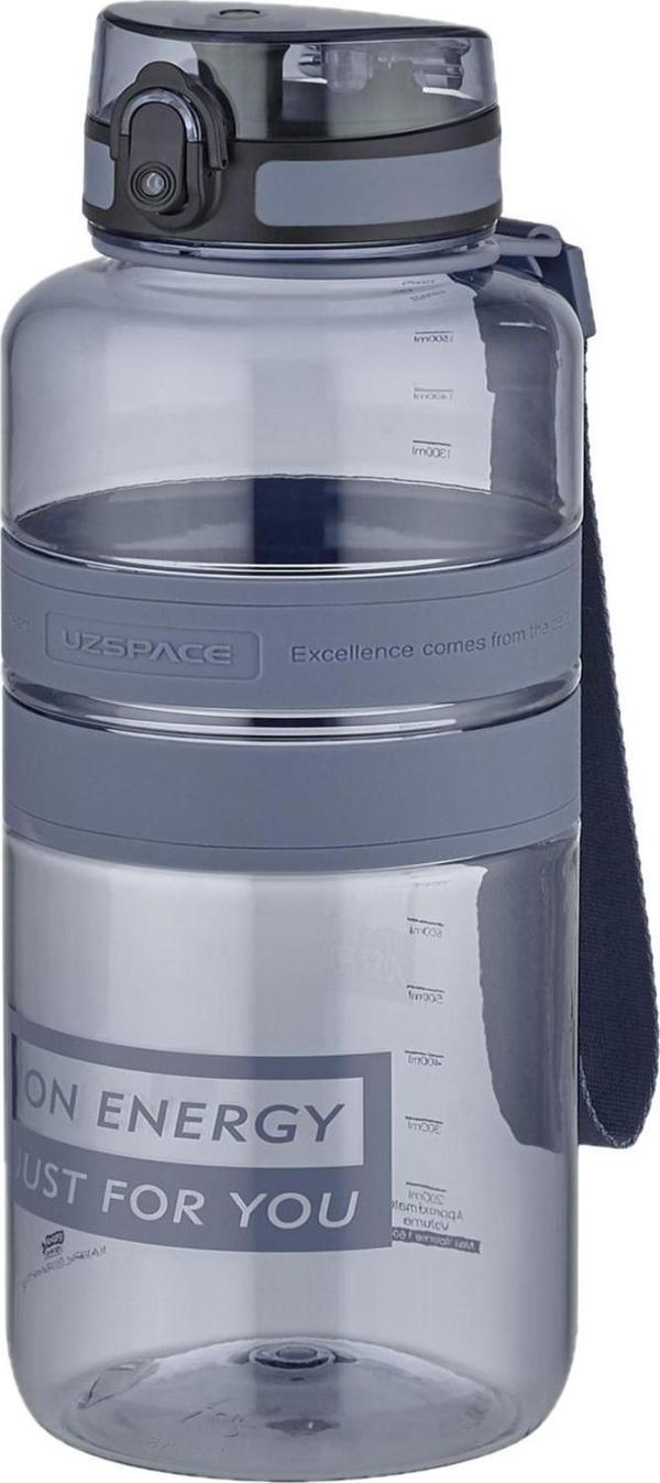 Uzspace Tritan Su Matarası 1500ml 1.5 Litre Mega Boy Yenilenen Renkler   - Image 1
