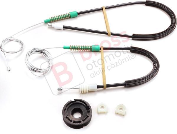 Volvo C70 MK1 872 1996-2002 2-Kapı Coupe 9467885 İçin Sağ Cam Kriko Tamir Seti - Image 1