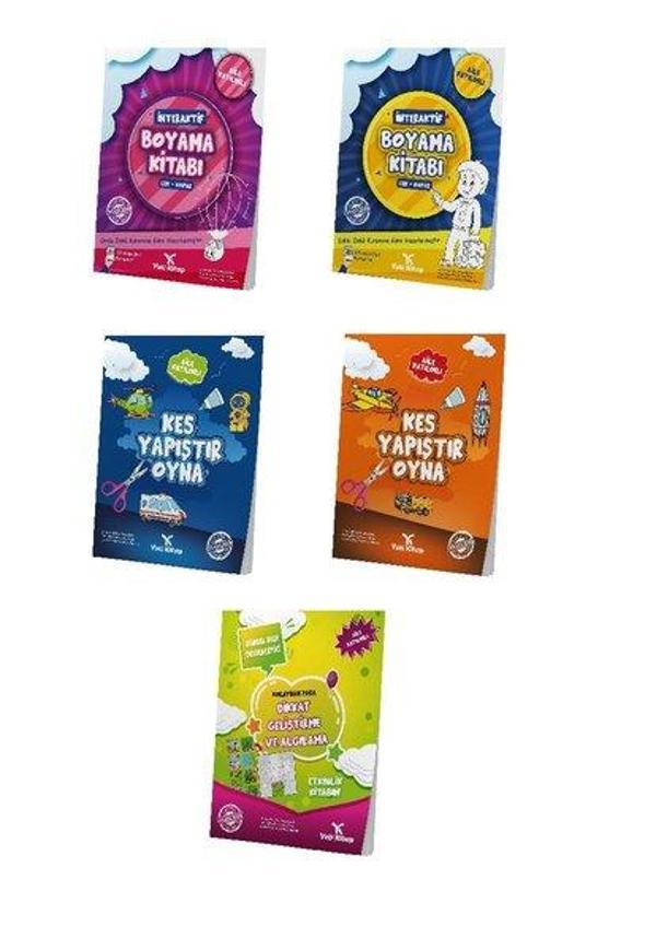 4-6 Yaş Okul Öncesi Etkinlik Seti - 5 Kitap Takım - Yeti Kitap - Image 1