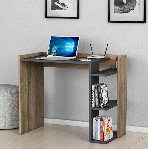 Lagomood Ruby Çalışma Masası Antrasit Ceviz - Image 1