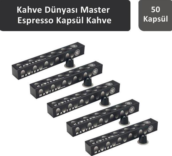 Kahve Dünyası 9 Master Espresso Kapsül Kahve 50 Kapsül - Image 1