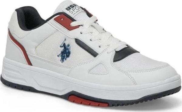 U.S. Polo Assn. MYSTERIO 4FX BEYAZ LACİ KIRMIZI COMFORT CASUAL SPOR AYAKKABISI - Image 1