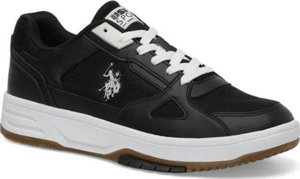 U.S. Polo Assn. MYSTERIO 4FX SİYAH BEYAZ COMFORT CASUAL ANATOMİK SPOR AYAKKABI - Image 1
