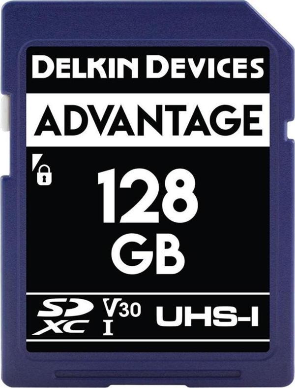 Delkin Devices 128GB Advantage 100MB/s SDXC Hafıza Kartı - Image 1