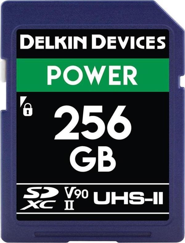 Delkin Devices 256GB Power SDXC UHS-II 2000X 300MB/s V90 Hafıza Kartı - Image 1