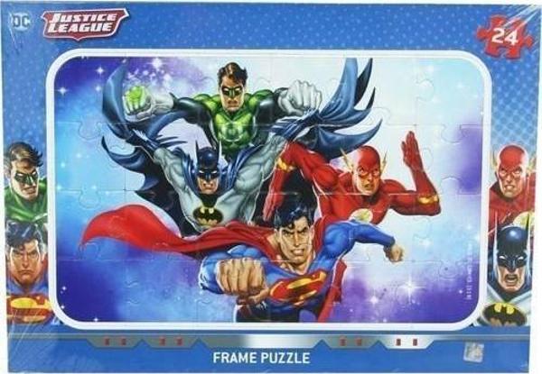 DC7548 JUSTICE  24 PARÇA FRAME PUZZLE - Image 1