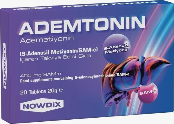 Nowdix Ademtonin (Ademetionin) 400 Mg 20 Tablet - Image 1