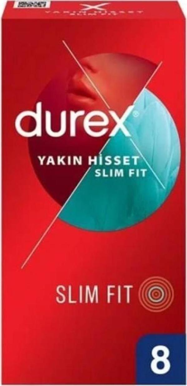 Durex Yakın Hisset Slim Fit Extra İnce 8li - Image 1