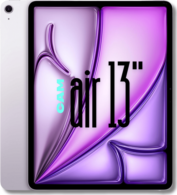 iPad Air 13 inç 2024 Uyumlu Tamperli Cam Ekran Koruyucu - Image 1