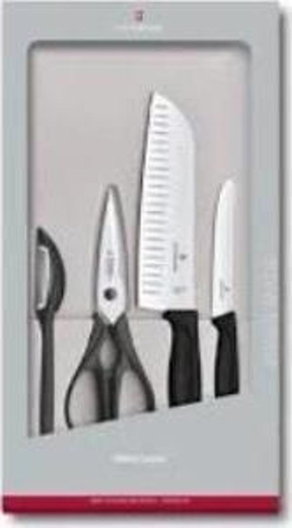 Victorinox 6.7133.4G Siyah Mutfak Seti, 4 Parça - Image 1