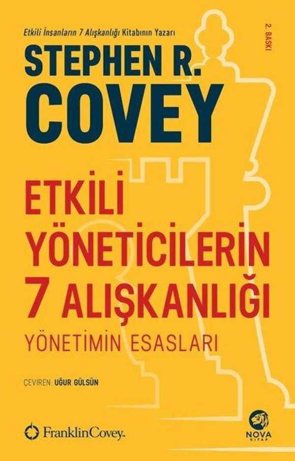 Etkili Yöneticilerin 7 Alışkanlığı - Nova Kitap - Image 1
