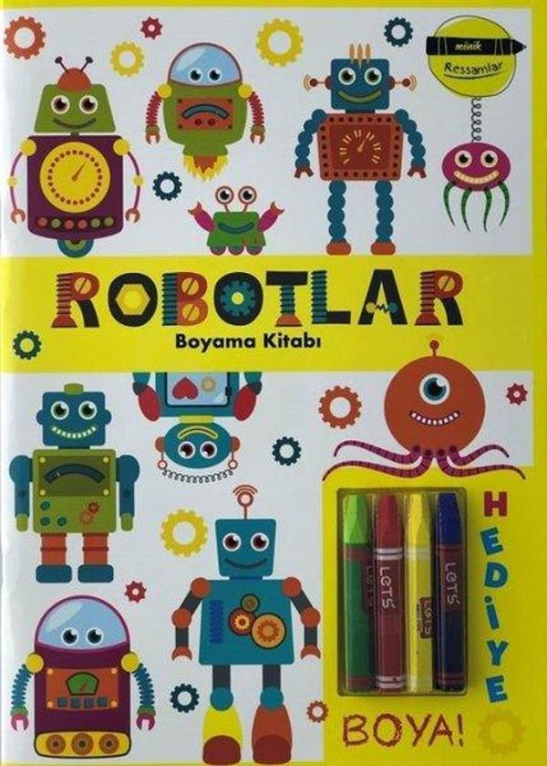 Minik Ressamlar - Robotlar Boyama Kitabı - Doğan ve Egmont Yayıncılık - Image 1