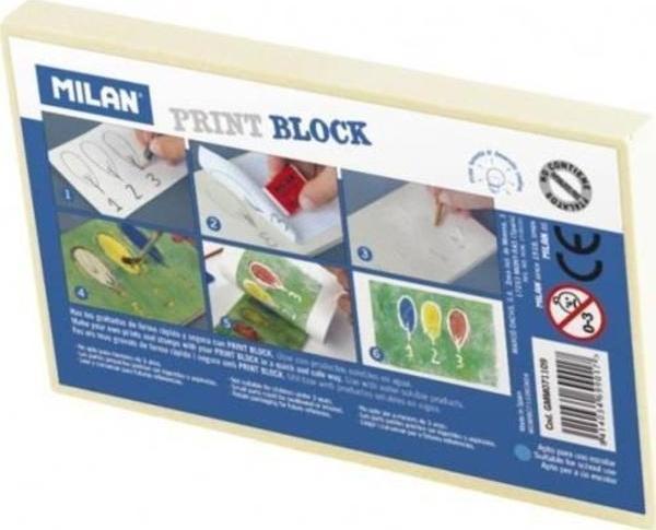 Milan Print Block Baskı İçin Kauçuk Tabaka 115x70x9 mm - Image 1