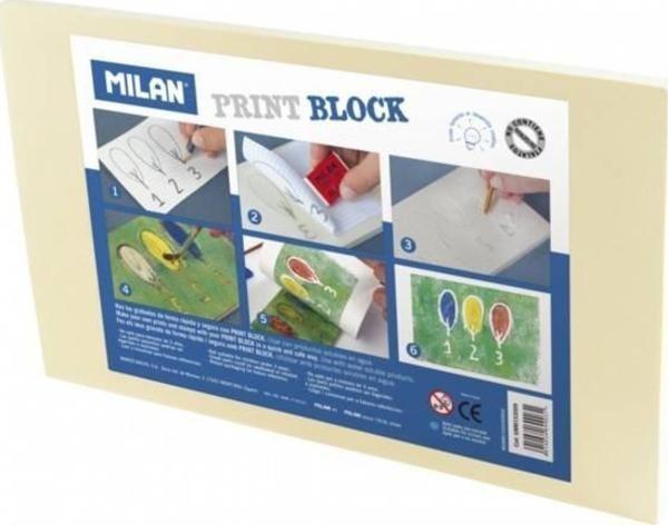 Milan Print Block Baskı İçin Kauçuk Tabaka 284x170x9 mm - Image 1
