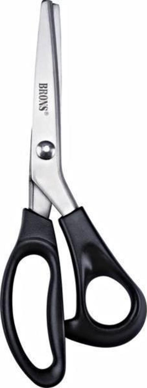 Brons Zig-Zag Şekilli Kesen Makas (Sürfile Makası) 24 cm. - Image 1