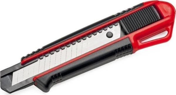 Vip-Tec Profesyonel Geniş Maket Bıçağı Metal Sürgülü Plastik Gövde - Image 1
