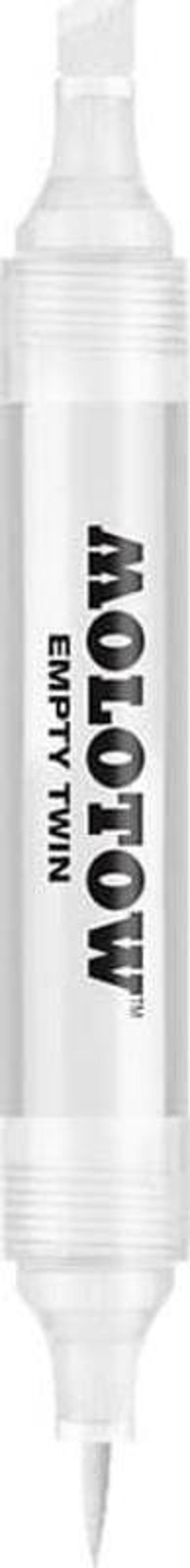 Molotow Aqua Twın Boş Marker Kesik Uç ve Fırça Uç  - Image 1