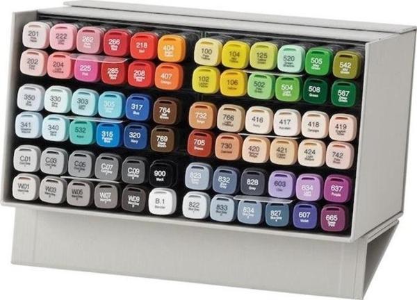 Zig Kurecolor Twin S Marker 72 Renk Set KC-3000/72V - Image 1