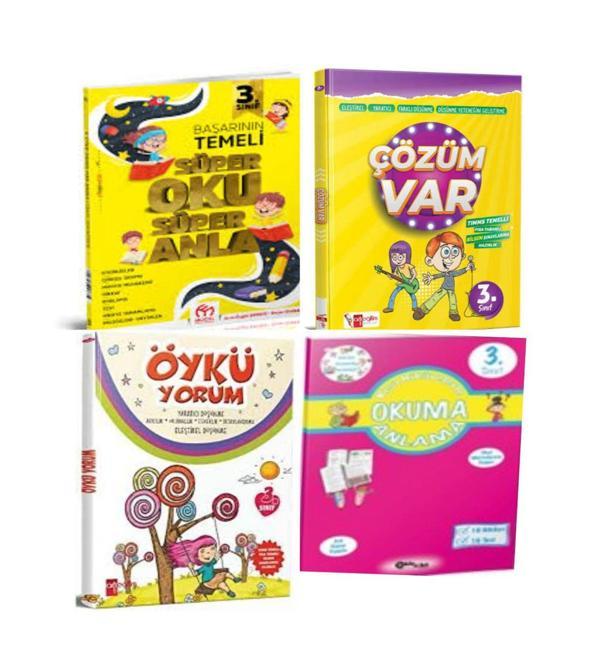 3.sınıf Süper Oku Anla +Çözüm Var + Öykü Yorum Ve Okuma Anlama Kitabı - Model Eğitim Yayınları - Image 1