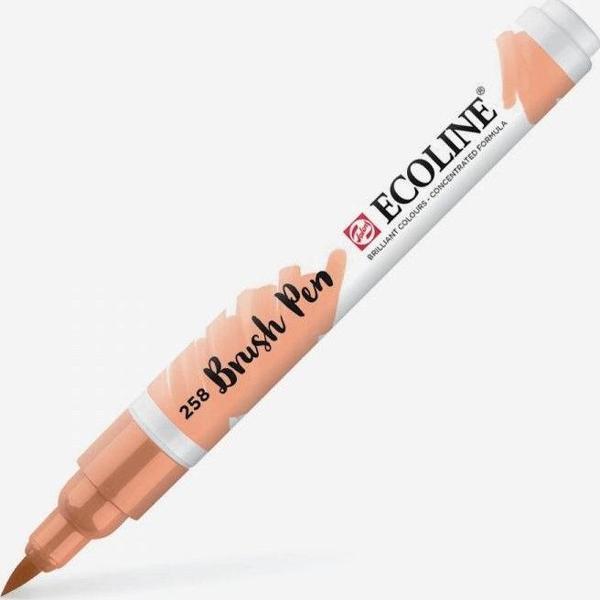 Talens Ecoline Brush Pen Fırça Uçlu Kalem 258 Apricot - Image 1
