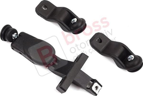 Fiat Doblo Fiorino Citroen Berlingo Nemo Partner Bipper İçin Arka Sürgülü Cam Kilit Mandal Seti  - Image 1