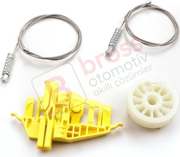 Fiat Doblo MK2 263 2010-2020 Opel Combo D 51810879 İçin Ön Sağ Kapı Cam Kriko Tamir Seti - Image 1