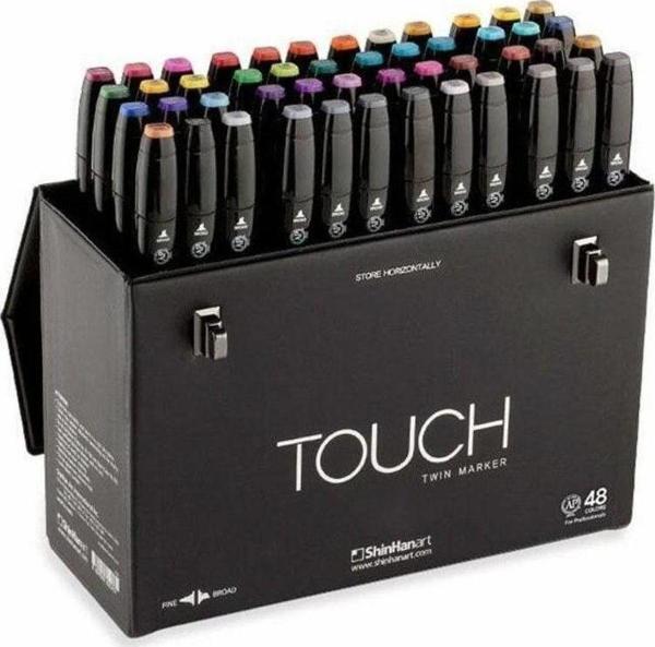 ShinHan Art Touch Twin Marker 48 Renk Set - Image 1