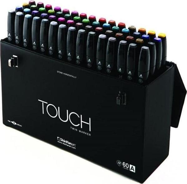 ShinHan Art Touch Twin Marker 60 Renk Set A - Image 1