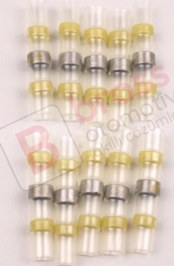 4,0 6,0 mm² Kablo İçin 10 Adet Isıtmalı Birleştirme Parçası - Image 1