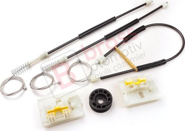 Ford Focus MK3 C346 2010-2019 4/5 Kapı BM5Z5423200 İçin Elektrikli Ön Sağ Kapı Cam Kriko Tamir Seti - Image 1