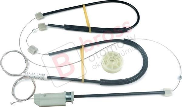 Audi TT MK2 8J3 8J9 2006-2014 2-Kapı Coupe Convertible 8J0837462 İçin Sağ Kapı Cam Kriko Tamir Seti - Image 1
