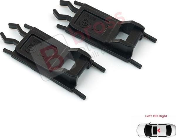 BMW E36 E39 X5 E53 E46 için 2 Adet Sunroof Kızak Ray Tamir Klipsi 54137134516 - Image 1