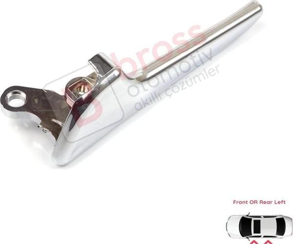 Mercedes A Class W169 B W245 2004-2012 A1697600308 İçin Sol İç Kapı Açma Kolu - Image 1