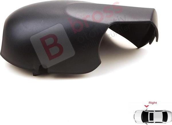 BSP1103-2 Renault Symbol 2 Thalia için Sağ Yan Dış Ayna Kapağı 8200634548 - Image 1