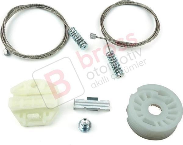 Mercedes E W210 S210 1995-2003 2107301646 2107301546 İçin Arka Sol veya Sağ Cam Kriko Tamir Seti - Image 1