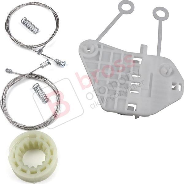 Smart Fortwo MK1 450 1998-2007 Coupe Cabrio Convertible C0002702 İçin Elektrikli Sağ Cam Kriko Seti - Image 1