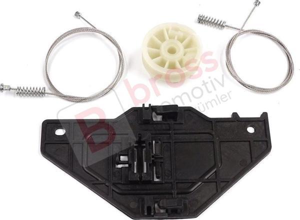 Citroen C4 Picasso MK1 UD Grand UA 2006-2013 9224E4 İçin Elektrikli Arka Sağ Cam Kriko Tamir Seti - Image 1