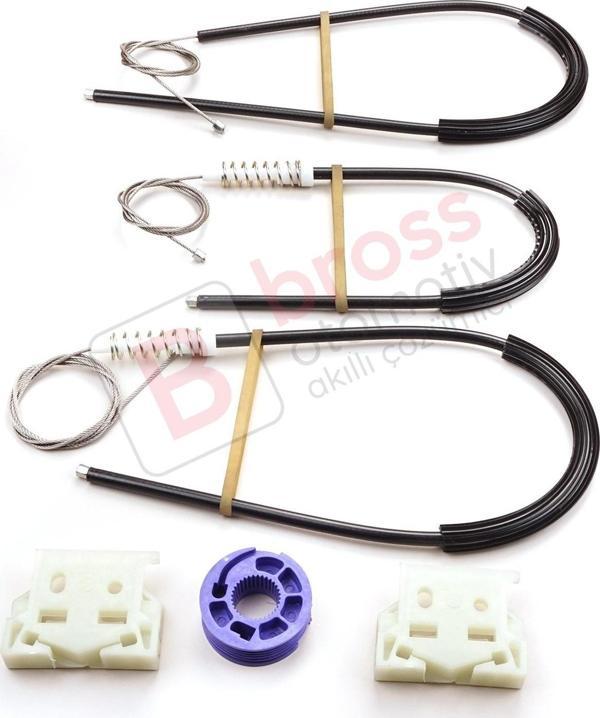 Citroen C5 MK2 MK3 2007-2018 4/5 Kapı 9675898980 İçin Elektrikli Ön Sağ Cam Kriko Tamir Seti - Image 1