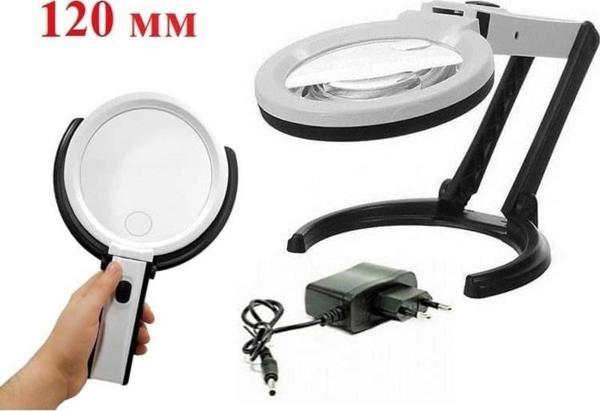 Kembs Led Işıklı Masaüstü Katlanabilir Büyüteç MG3B-1C - Image 1