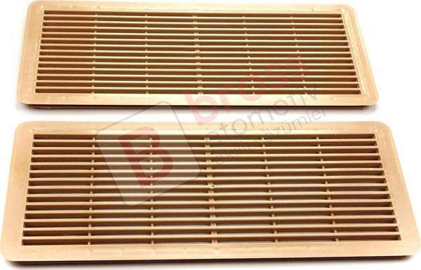 Mercedes W203 W208 W209 W210 W211 W215 W219 W220 W240 için 2X Bej Sunroof Tavan Izgarası A2117840644 - Image 1