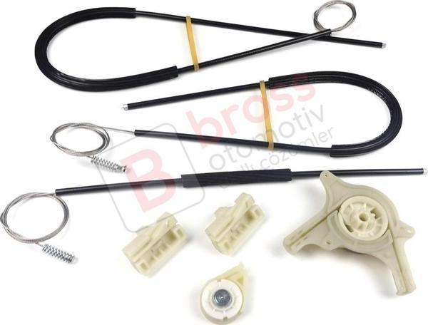 Mercedes Vito Viano Mixto MK2 W639 2003-2010 6397200146 İçin Ön Sağ Kapı Cam Kriko Tamir Seti - Image 1
