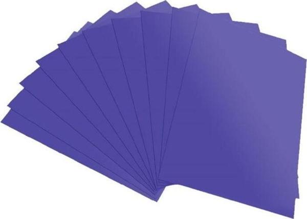 Lino Aynalı (Metalik) Karton 10'lu 50x70 cm MAVİ - Image 1