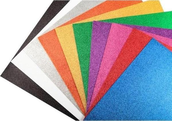 Bigpoint Simli Karton A4 Karışık 10 Renk - Image 1
