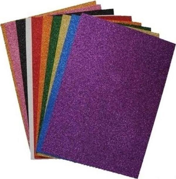 Alex Schoeller Simli Fon Kartonu 50x70 10'lu Paket Karışık Renk - Image 1