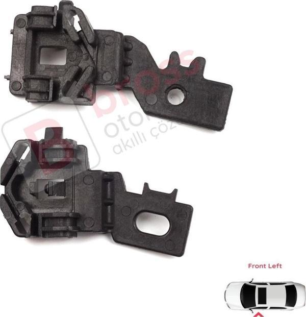 Nissan Primera P12 MK3 Qashqai MK1 J10 İçin Sol Ön Cam Kriko Tamir Klips Seti - Image 1