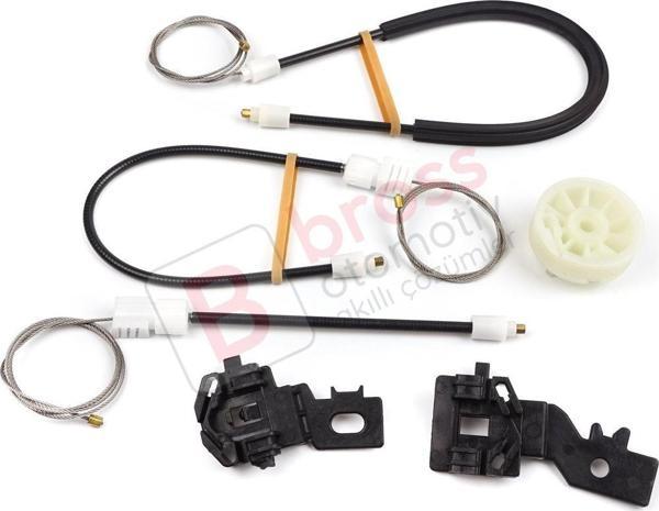 Nissan Qashqai MK1 J10 2006-2013 80771JD000 İçin Elektrikli Ön Sol Cam Kriko Tamir Seti - Image 1